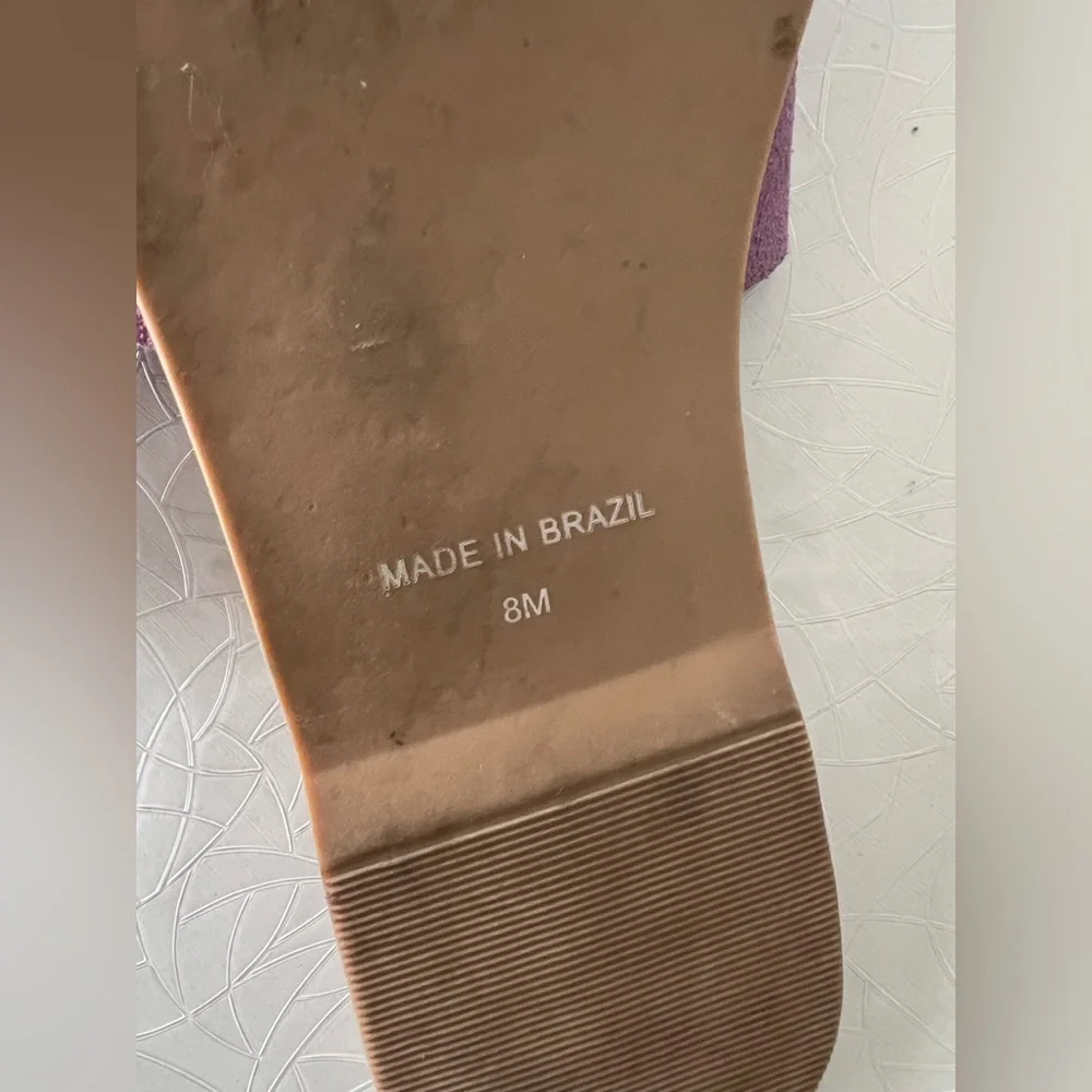 BEACH BY Matisse Women's Purple Slide Sandals size 8M